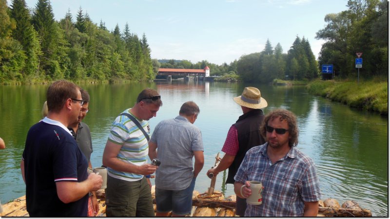 Flofahrt auf der Isar 