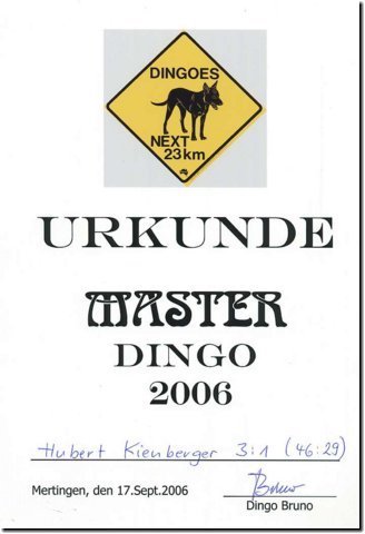 Master Dingo 2006